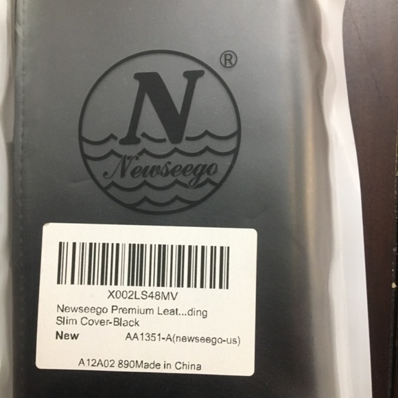 Newseego Leather Case Compatible with iPhone 12/iPhone 12 Pro Black - Picture 9 of 14